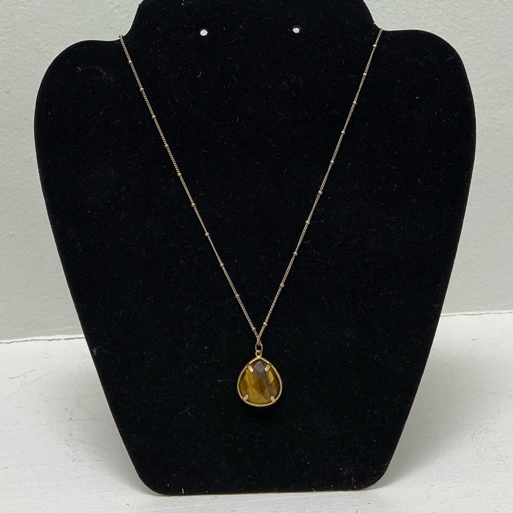 Topaz Raindrop Necklace